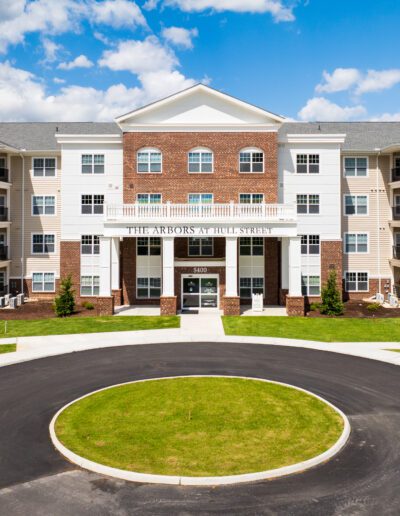 Building Image With Round Street